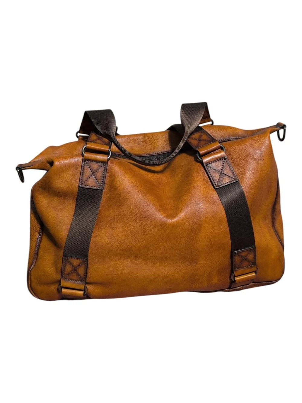 Genuine Leather Travel Bag for Men and Women Duffle Bag